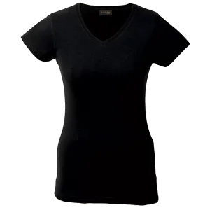 170g Slim Fit V-Neck T-Shirt Ladies