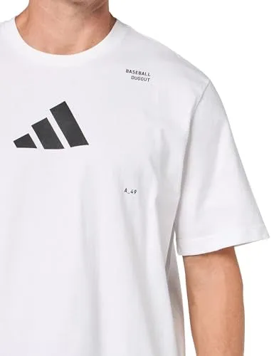 adidas Men's Camouflage Linear Graphic T-Shirt, Silver Pebble