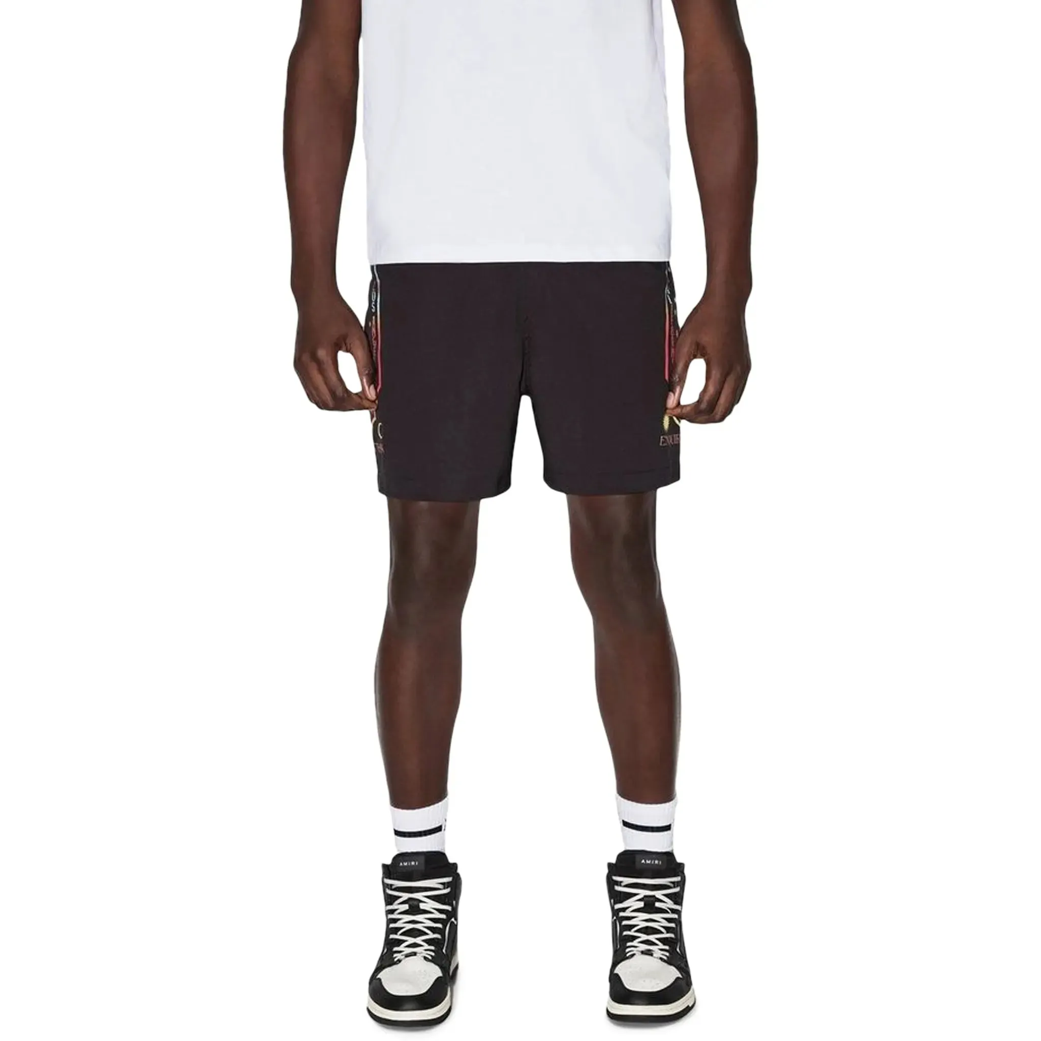 Amiri Fortune Black Swim Shorts