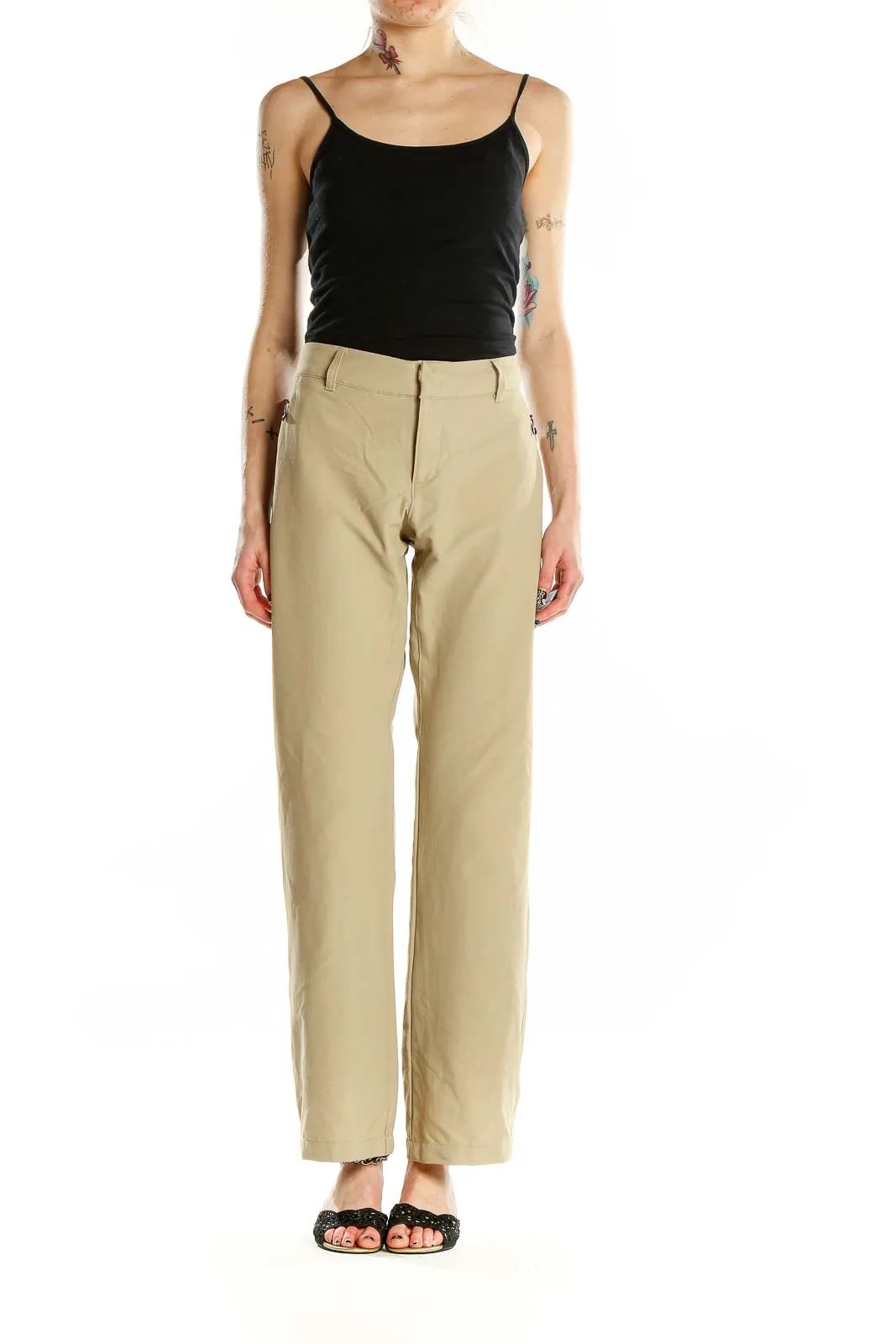 Beige Versatile Outdoor Pants