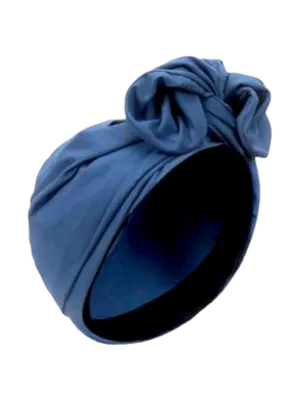 BETTY BOO WIRED TURBAN WRAP | Navy