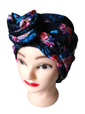 BETTY BOO WIRED TURBAN WRAP | Swear | F*ck This Sh*t | Blue