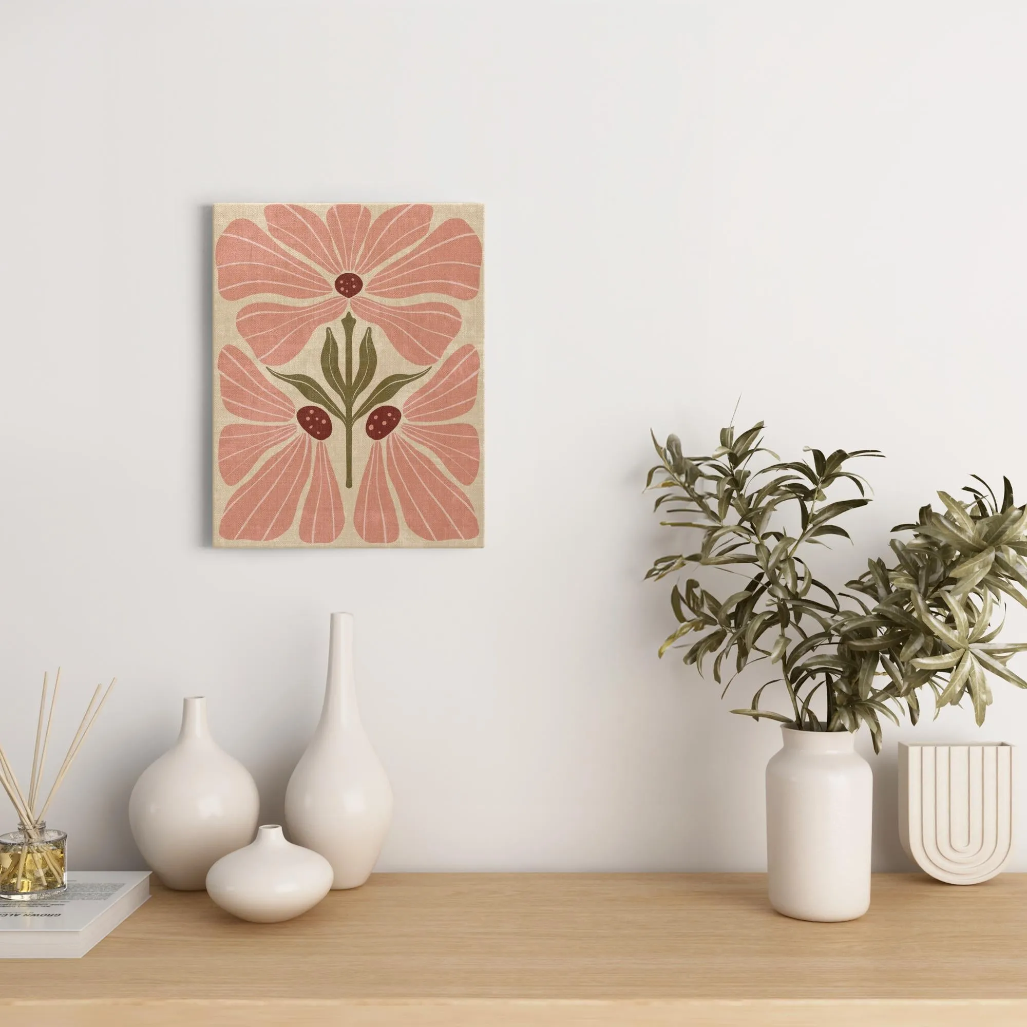 BOHO Flowers Style 11 - Canvas Wraps