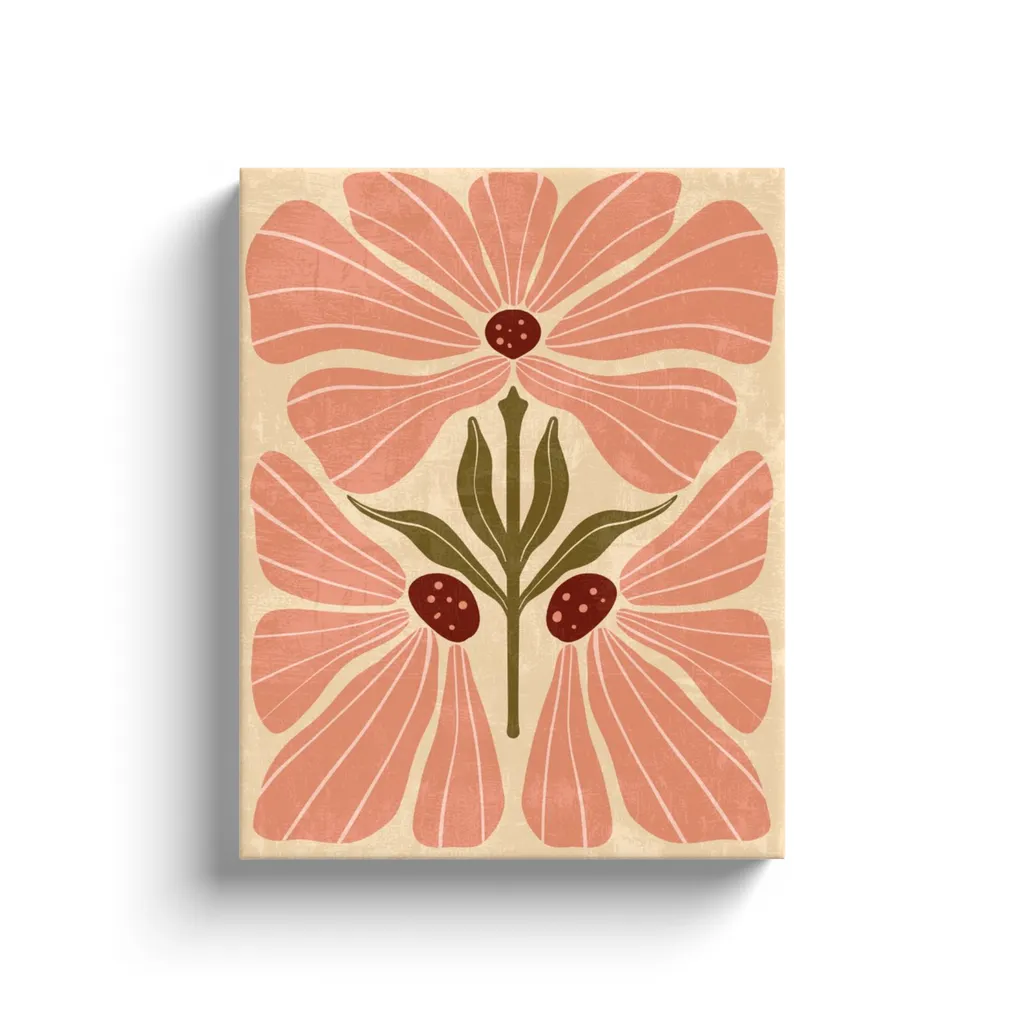 BOHO Flowers Style 11 - Canvas Wraps
