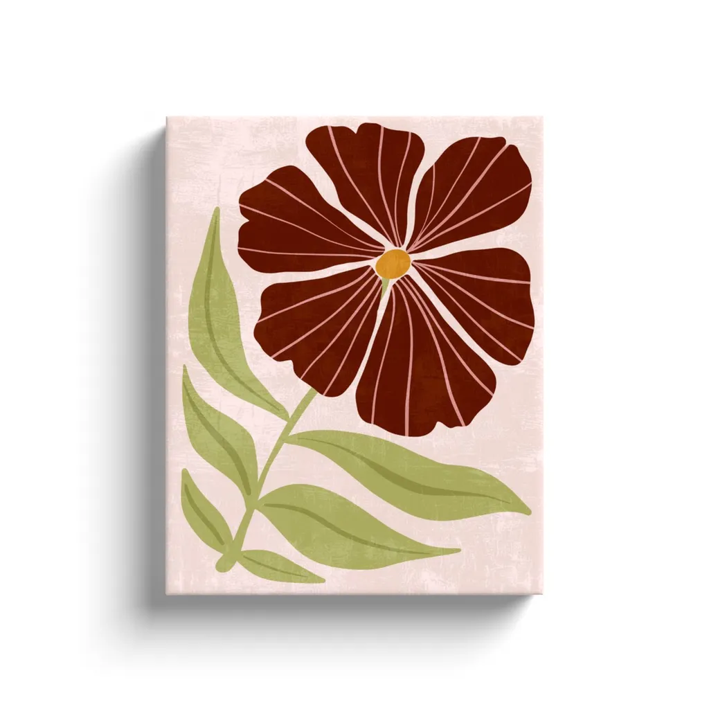 BOHO Flowers Style 14 - Canvas Wraps