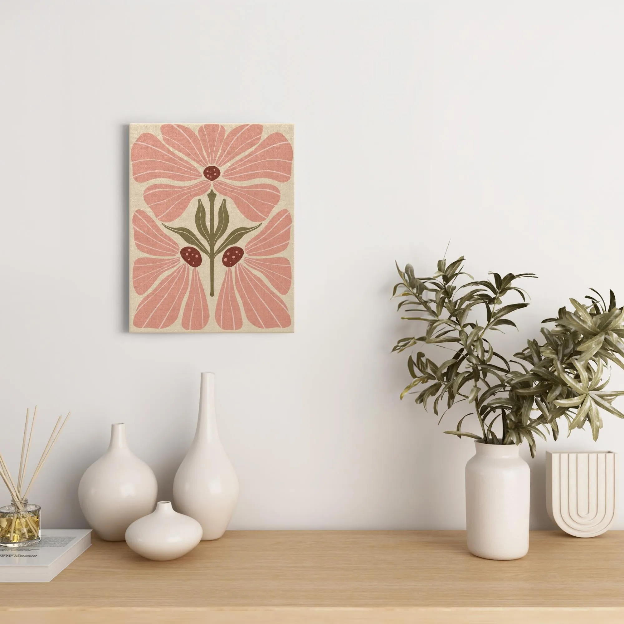 BOHO Flowers Style 4 - Canvas Wraps