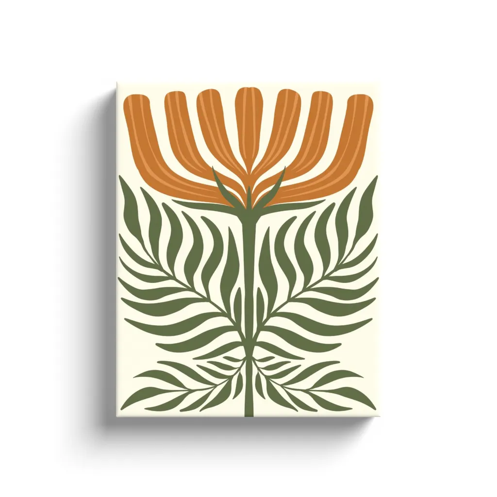 BOHO Flowers Style 5 - Canvas Wraps