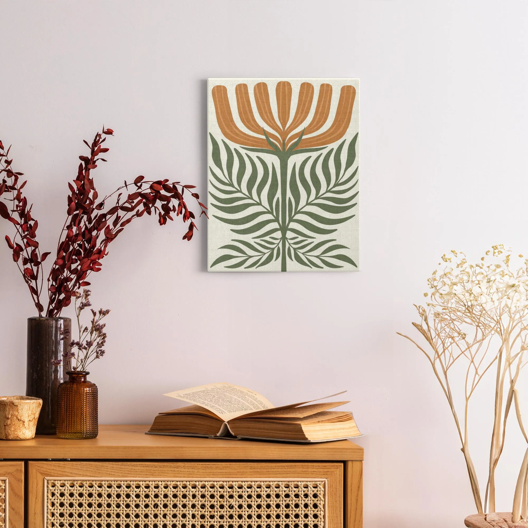 BOHO Flowers Style 5 - Canvas Wraps