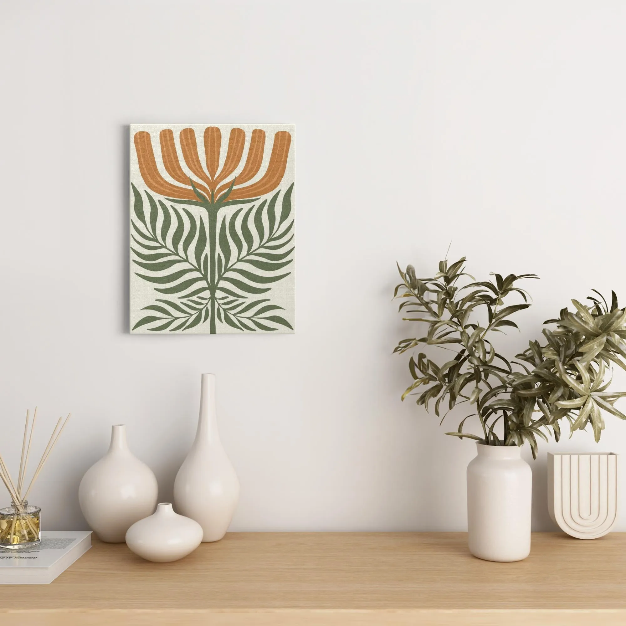 BOHO Flowers Style 5 - Canvas Wraps