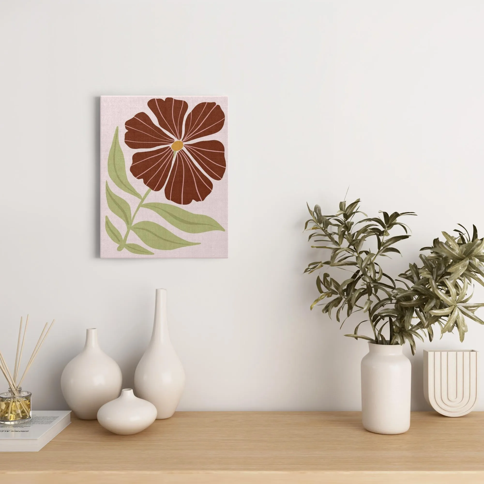 BOHO Flowers Style 6 - Canvas Wraps