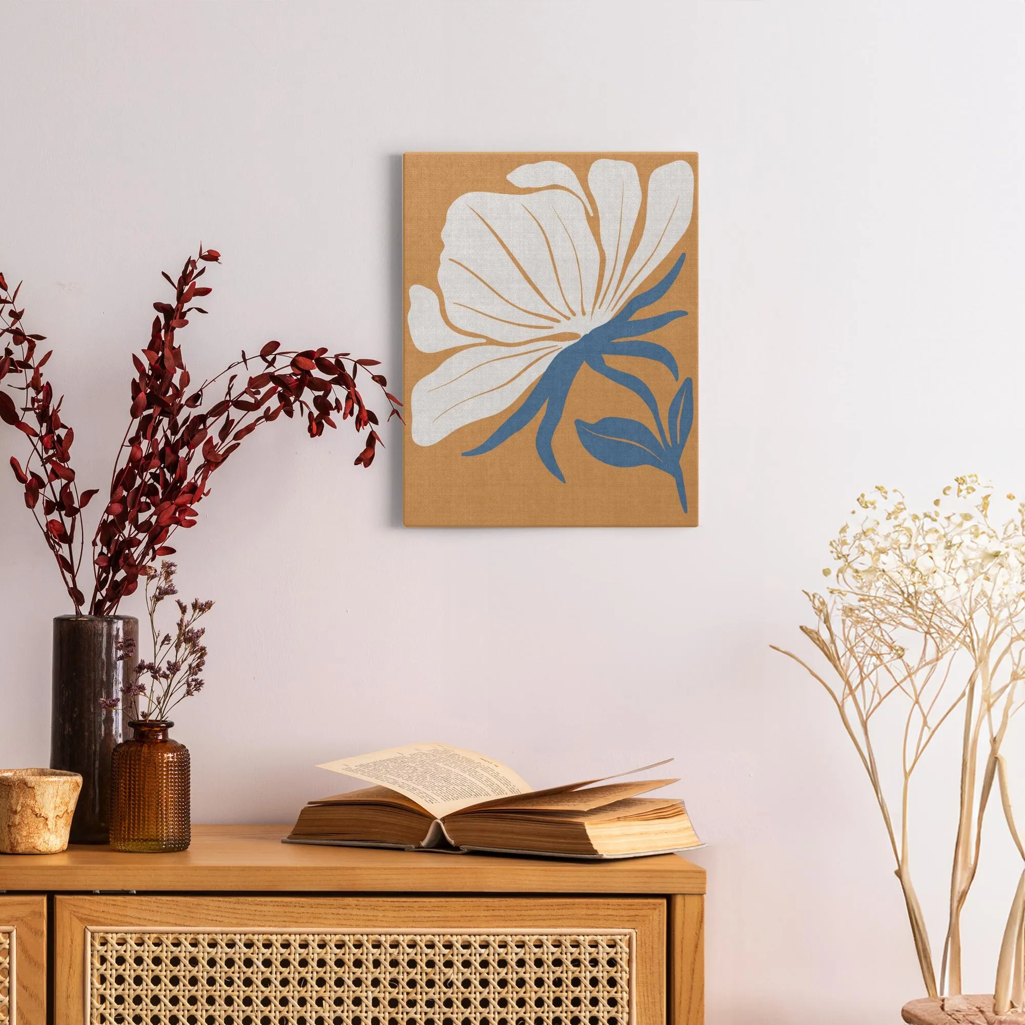 BOHO Flowers Style 7 - Canvas Wraps