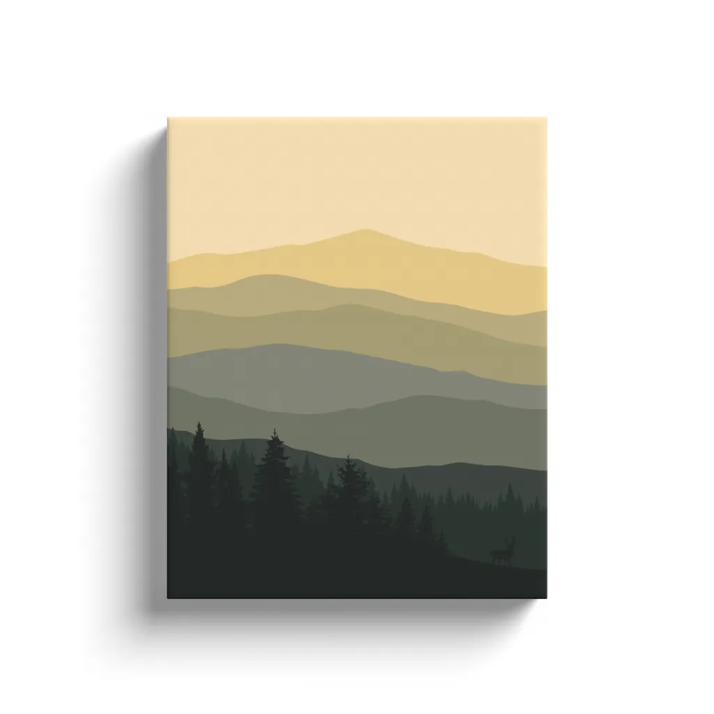 BOHO Mountains Ver 2 - Canvas Wraps