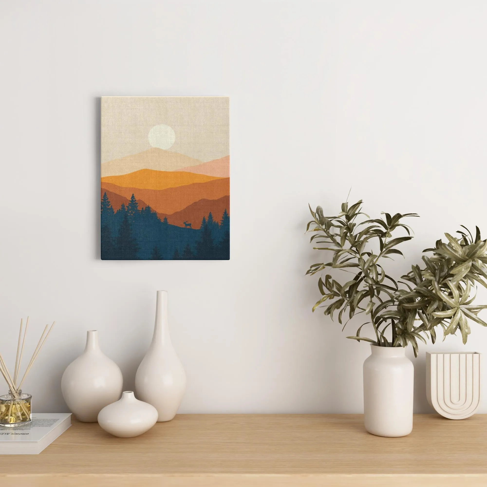 BOHO Mountains Ver 8 - Canvas Wraps