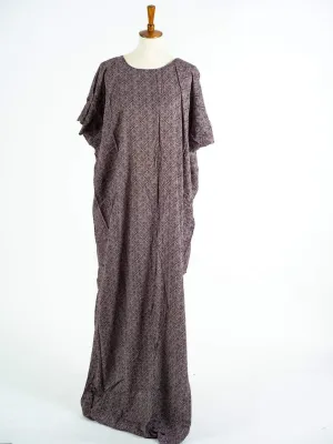 Brown angles bati dress