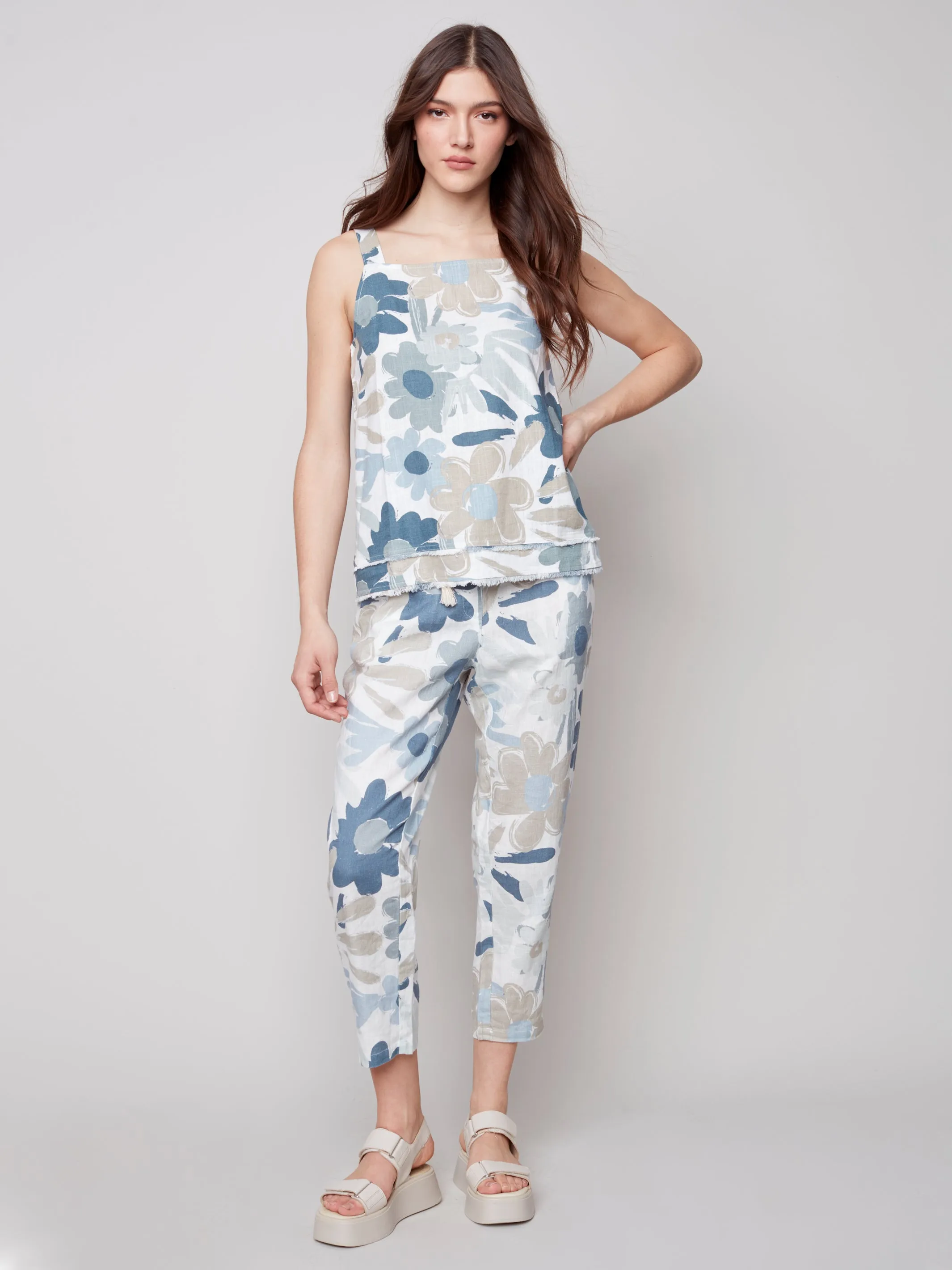 Charlie B Spring/Summer 2023- C5382 -032B-Pants -Basil