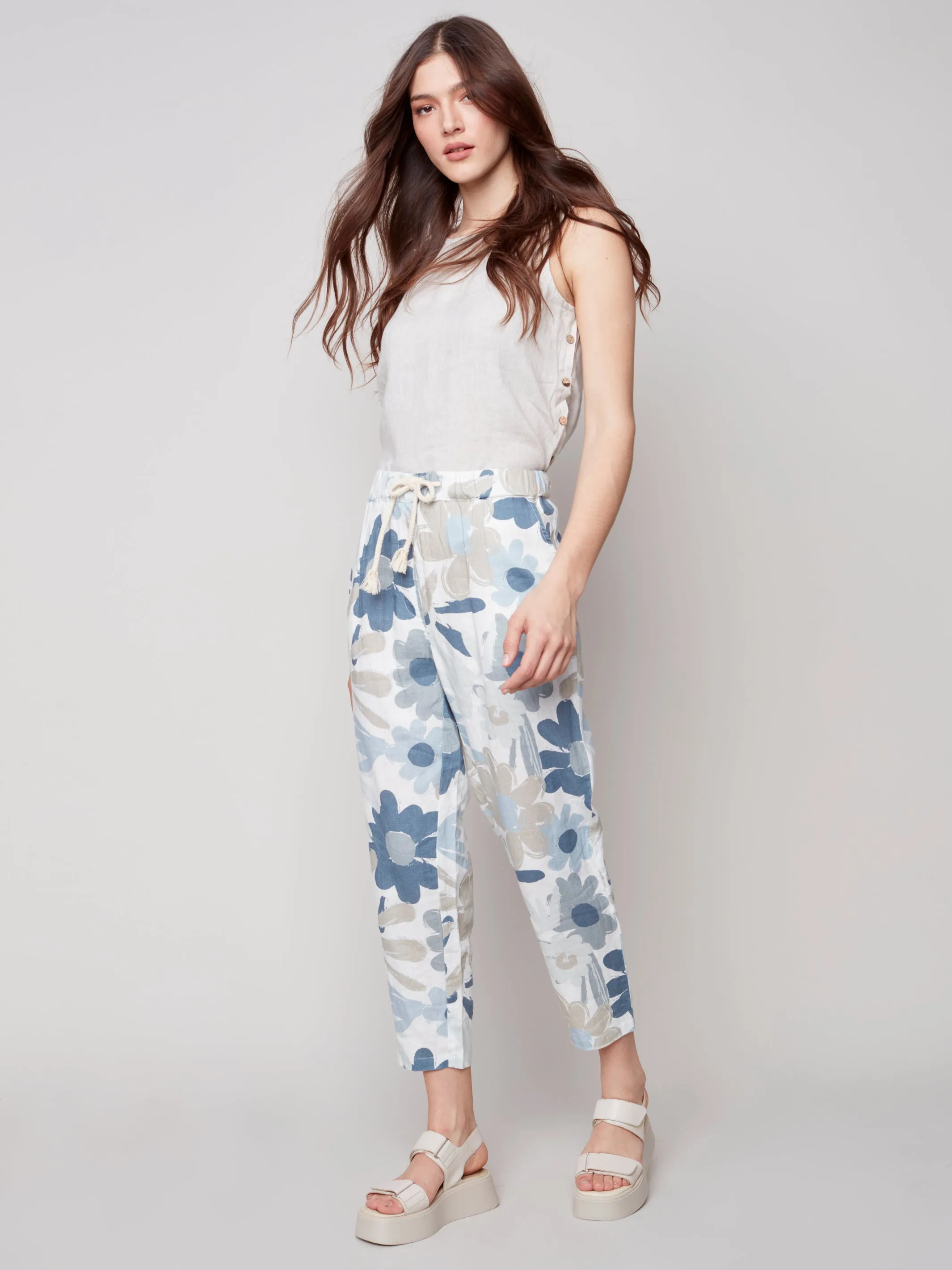 Charlie B Spring/Summer 2023- C5382 -032B-Pants -Basil