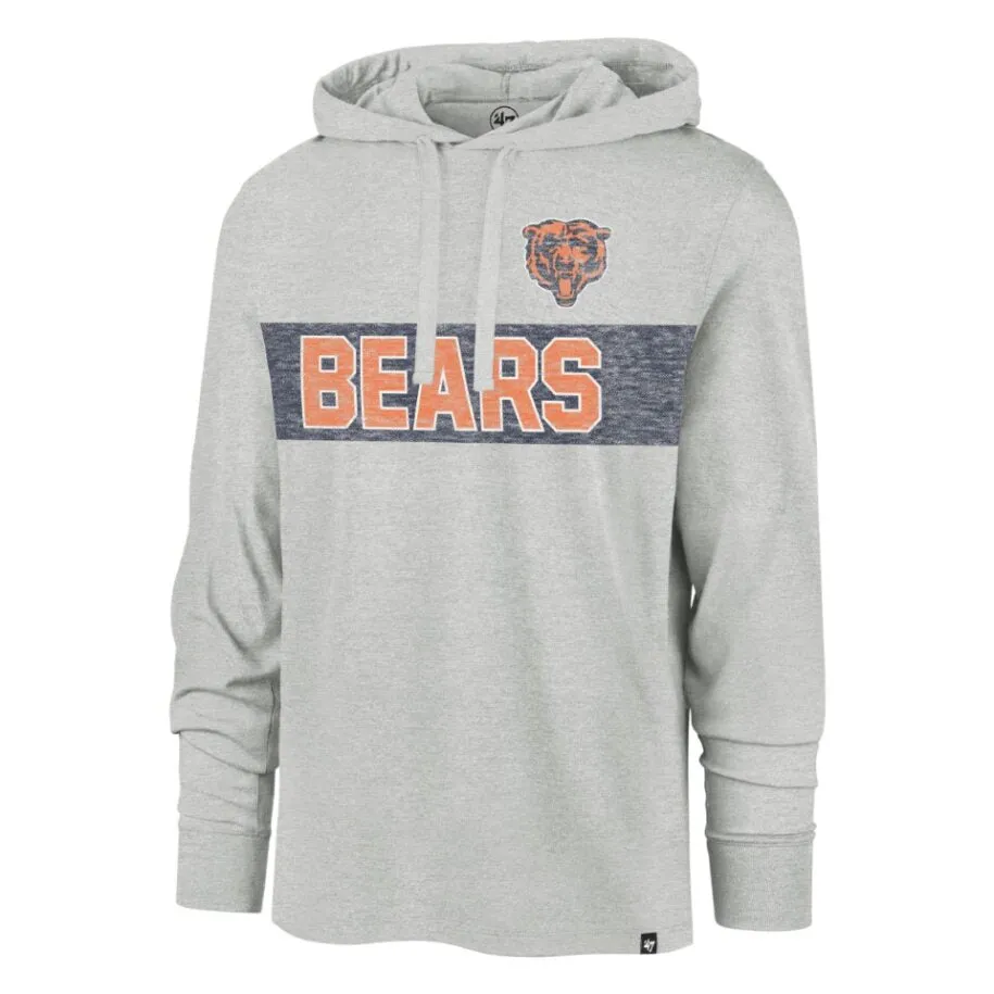 CHICAGO BEARS LIGHTWEIGHT HOOD-GREY