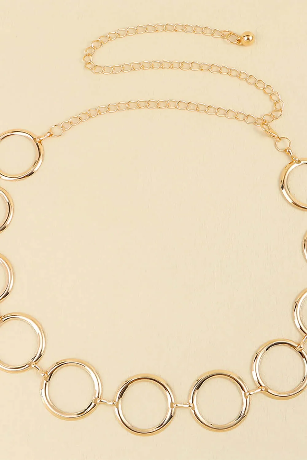 Circle Ring Chain Belt – Trendy & Versatile Waist Accessory