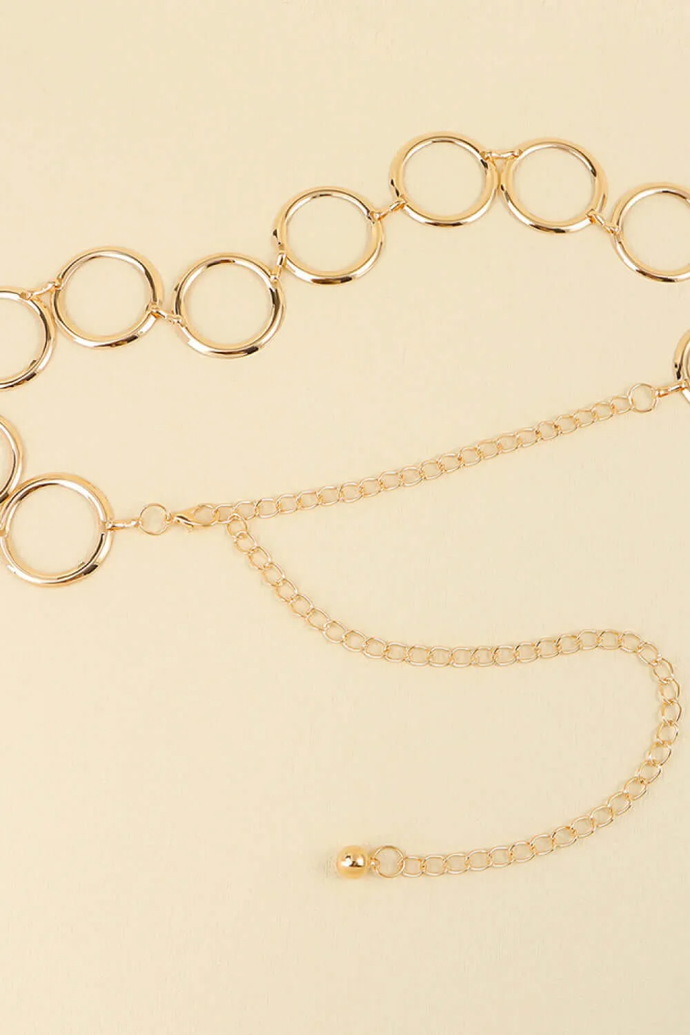 Circle Ring Chain Belt – Trendy & Versatile Waist Accessory