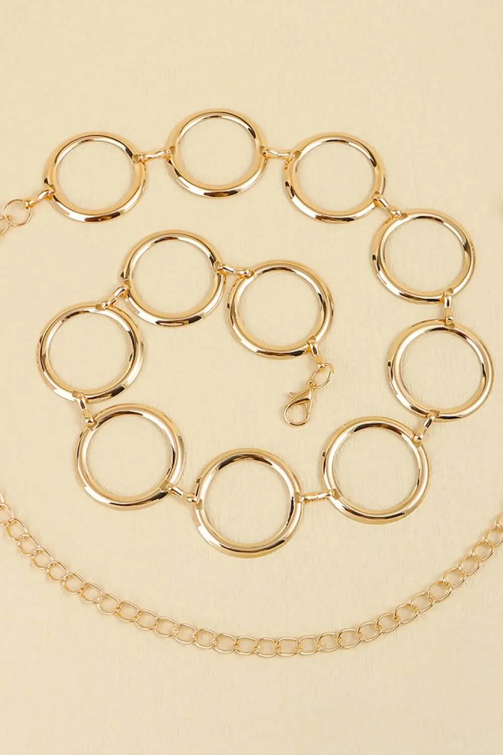 Circle Ring Chain Belt – Trendy & Versatile Waist Accessory