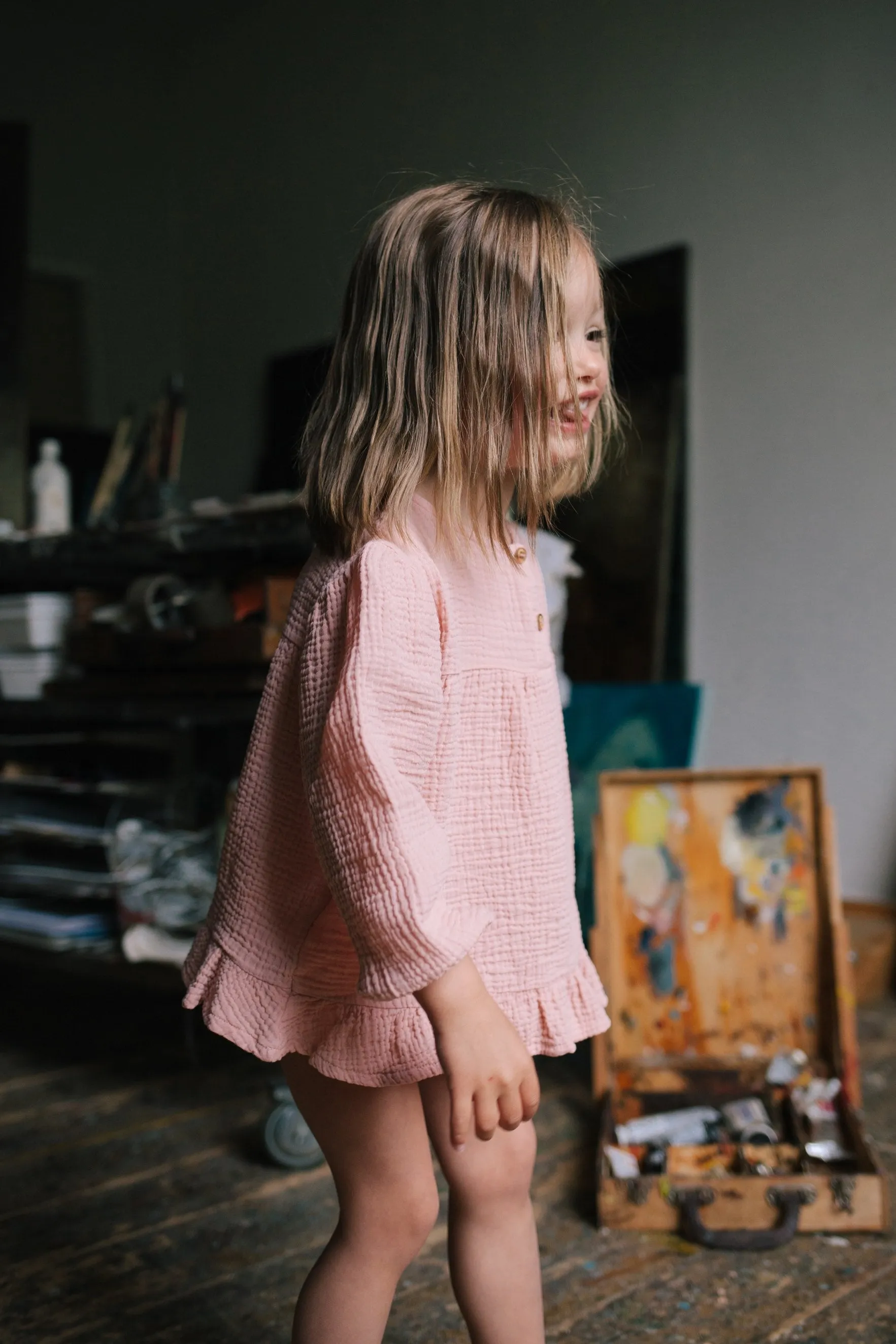 Comfy Set Frill Pale Pink