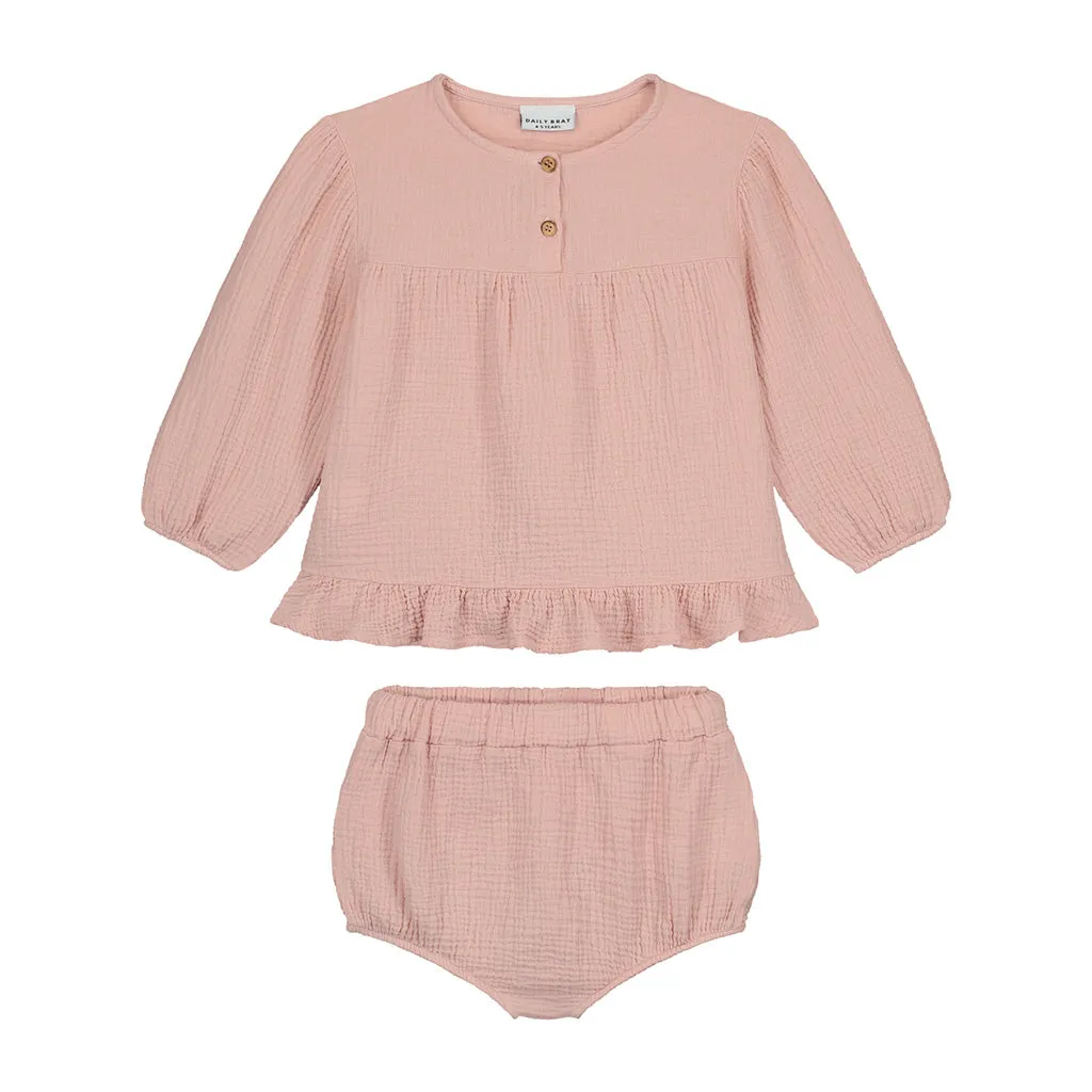 Comfy Set Frill Pale Pink