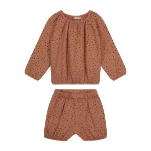 Comfy Set Polka Summer Cinnamon