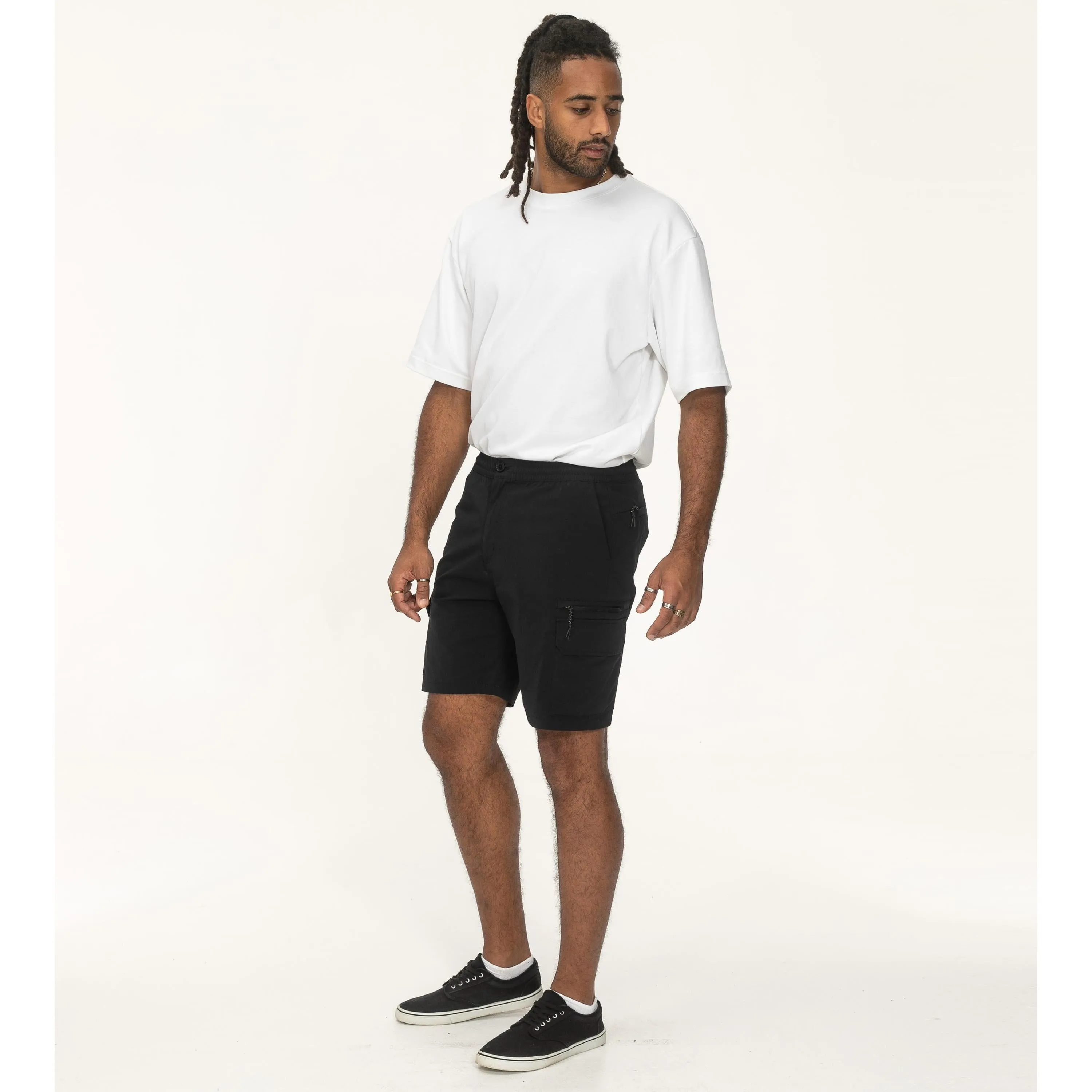 D555 Mens Oakham Big & Tall Elasticated Chino Shorts
