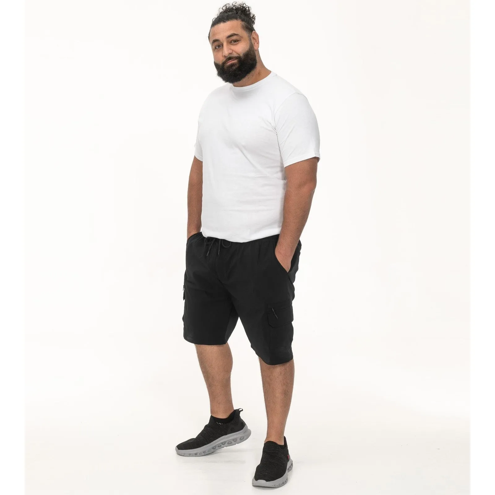 D555 Mens Oakham Big & Tall Elasticated Chino Shorts