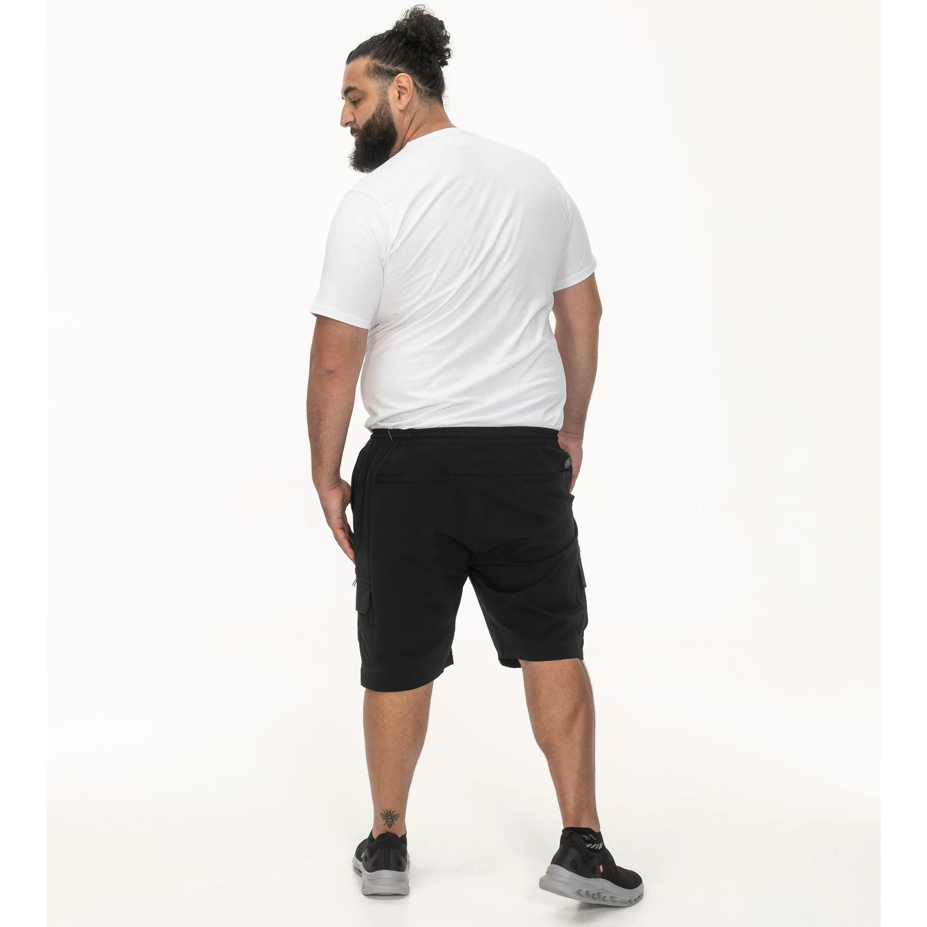 D555 Mens Oakham Big & Tall Elasticated Chino Shorts