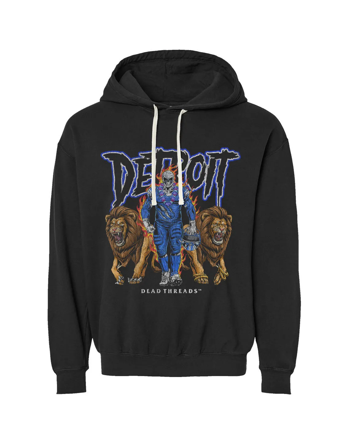 DETROIT FOOTBALL v4 - LIGHTWEIGHT HOODIE