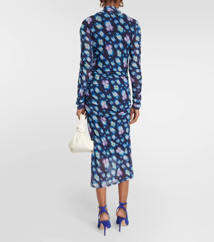 Dorothee Schumacher Floral turtleneck midi dress