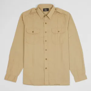 Double RL Military Long Sleeve Sport Shirts