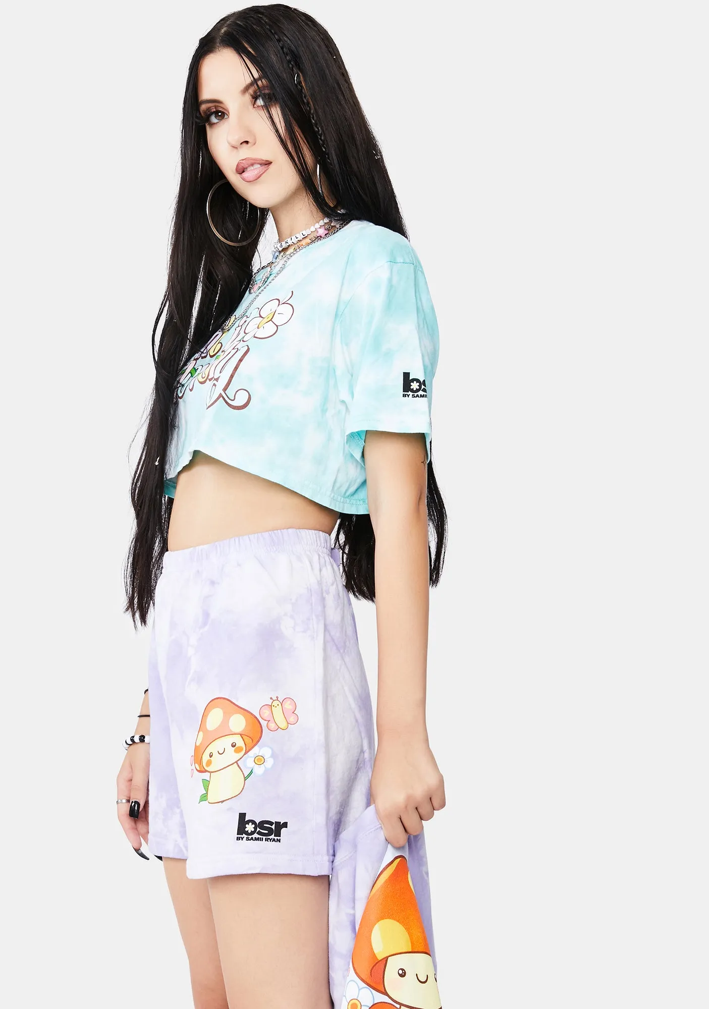 Feelin Good Tie Dye Sweat Shorts