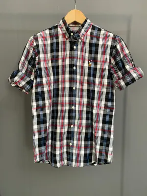 Grey & Pink Classic Check Formal Shirt