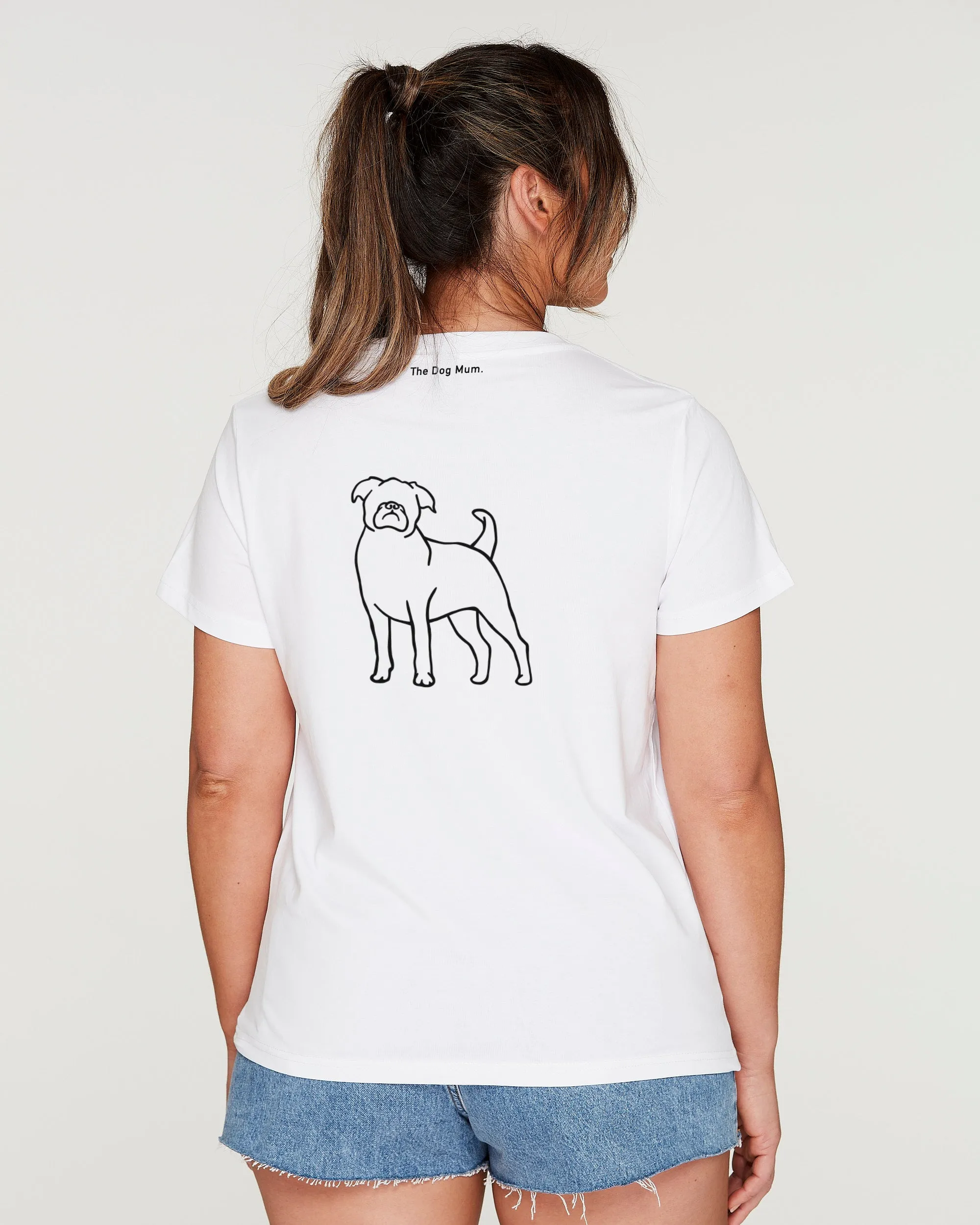 Griffon (Short Hair) Mum Illustration: Classic T-Shirt