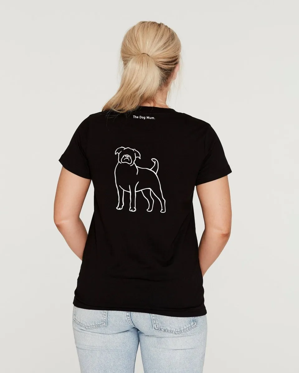 Griffon (Short Hair) Mum Illustration: Classic T-Shirt