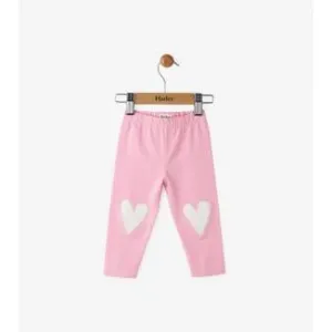 Hatley Pink Glittering Hearts Leggings