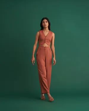 Heather Pants Argan Brown