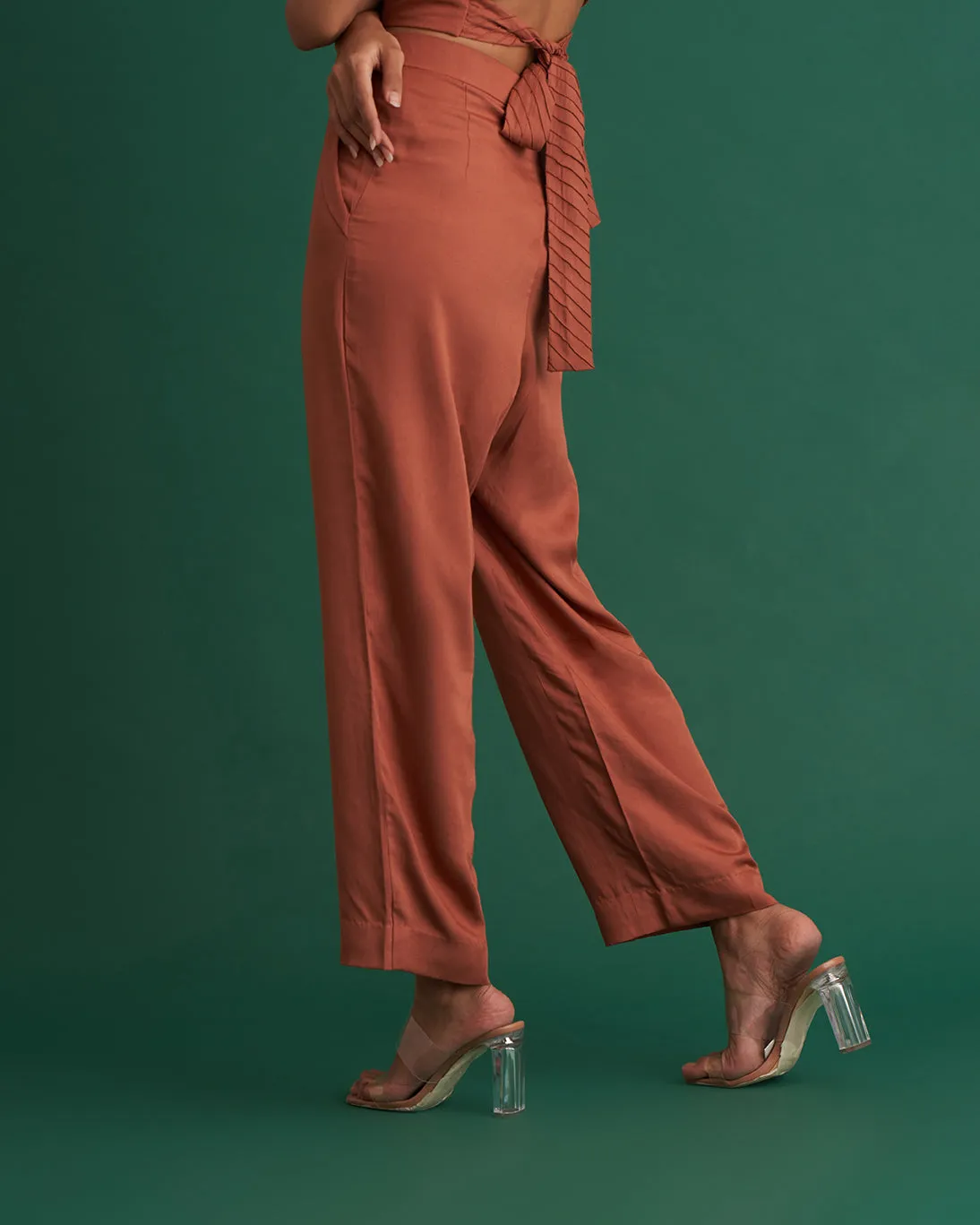 Heather Pants Argan Brown