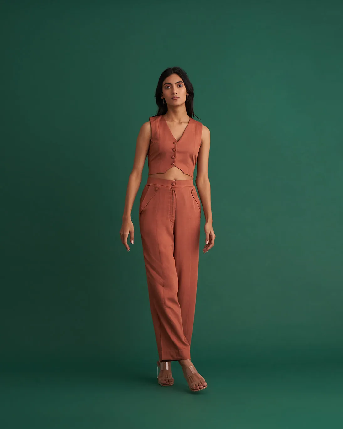 Heather Pants Argan Brown
