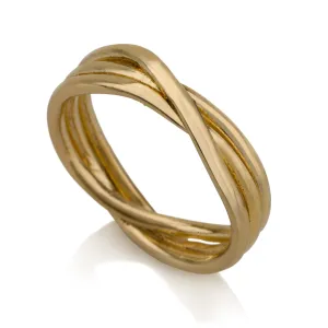 Infinity Wrapped Knuckle Ring