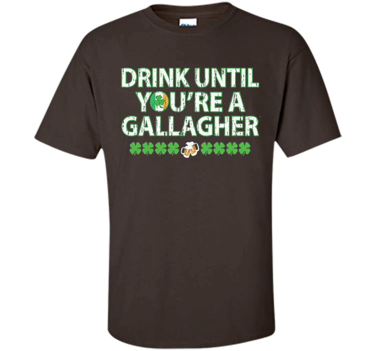 Irish Tshirt - Drink until you're a gallagher T-shirts