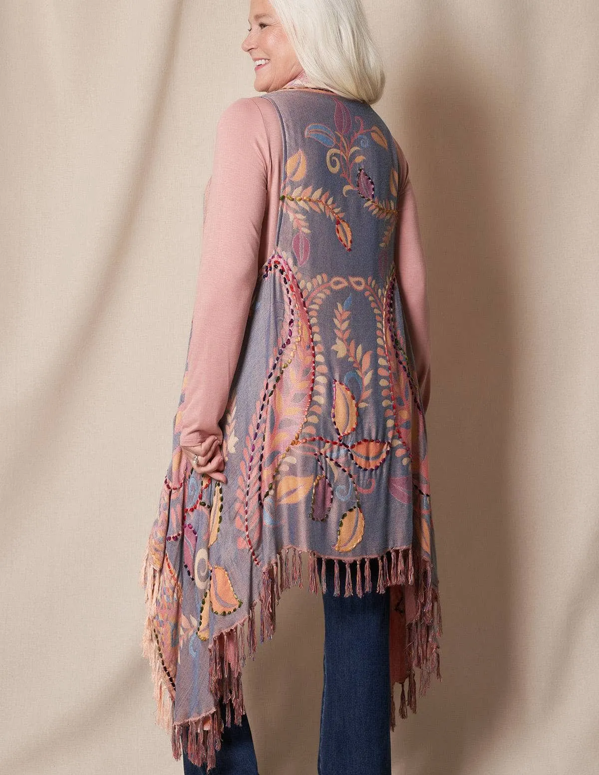 Jaipur Wrap - Dusty Rose - As-Is-Clearance