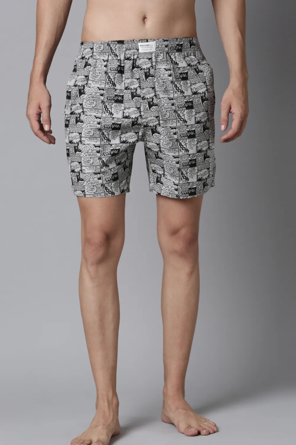 Lawrel-Green,Midnight-Black & Leather-Brown Printed 365 Boxers Triplet Combo