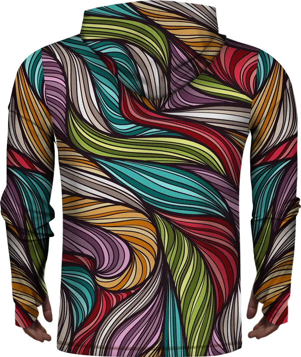 LEAF COLORFUL LIGHTWEIGHT SUN HOODIE