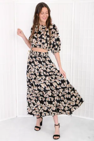 Maven Fall Floral Bubble Top