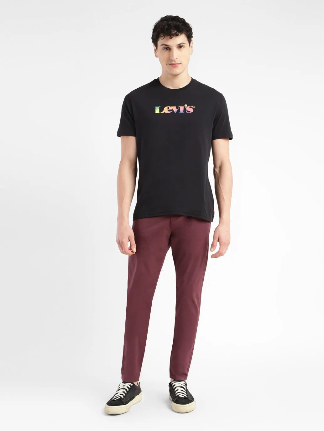 Men's 512 Maroon Slim Tapered Fit Chinos