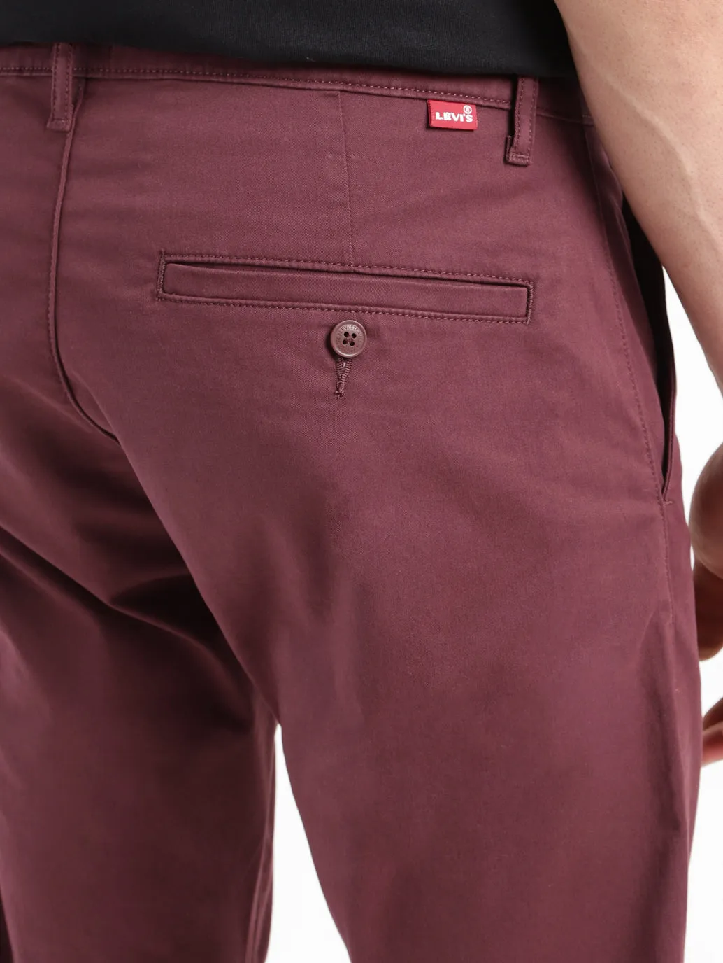 Men's 512 Maroon Slim Tapered Fit Chinos