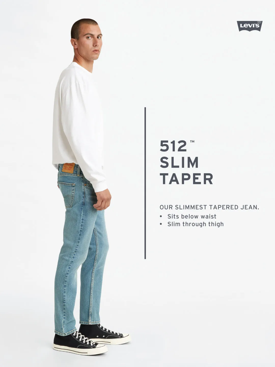 Men's 512 Maroon Slim Tapered Fit Chinos